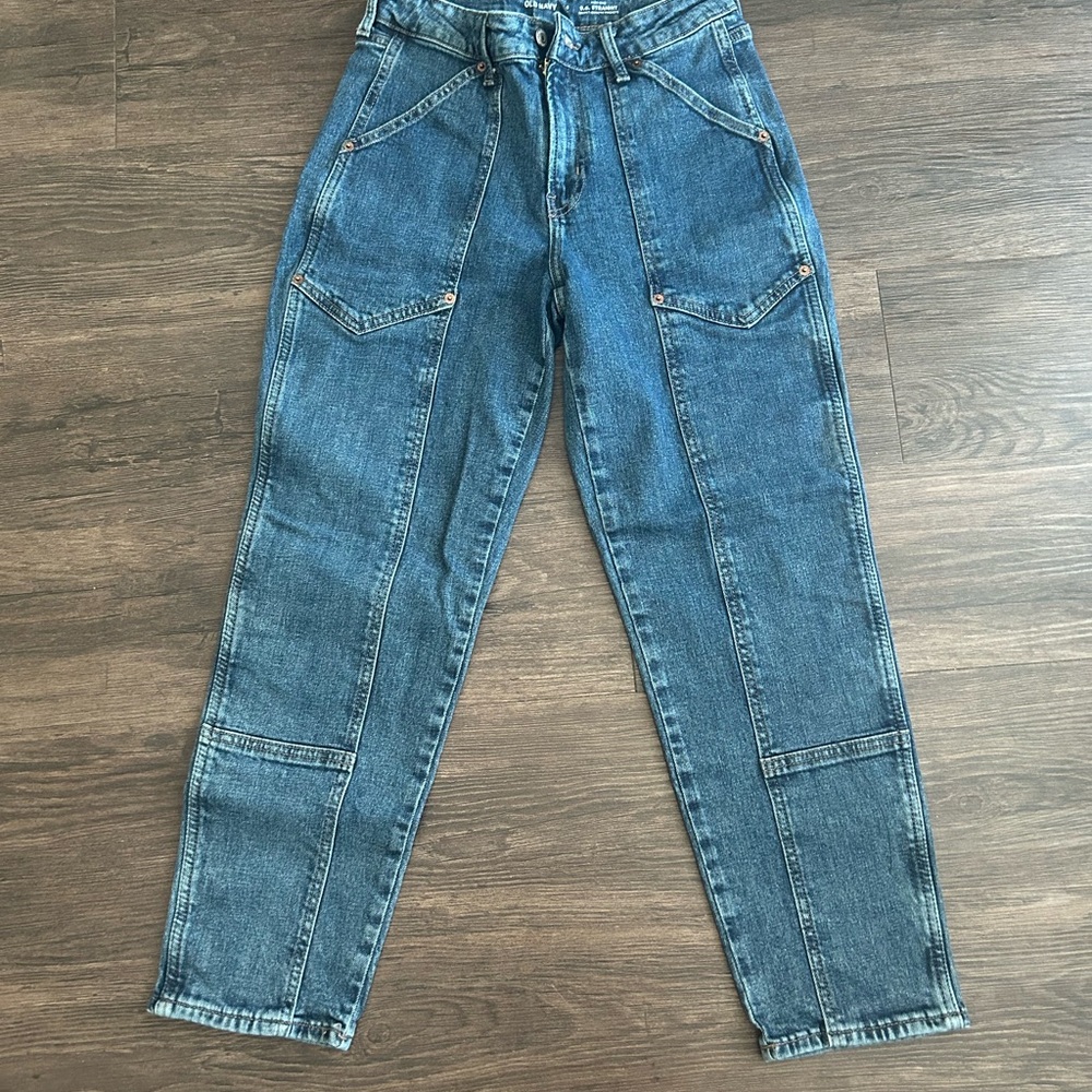 Old Navy Classic Blue Straight Leg Jeans